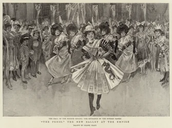 Die Presse, das neue Ballett im Empire